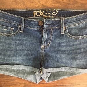 Fox Denim Shorts Size 7 Perfect Condition!